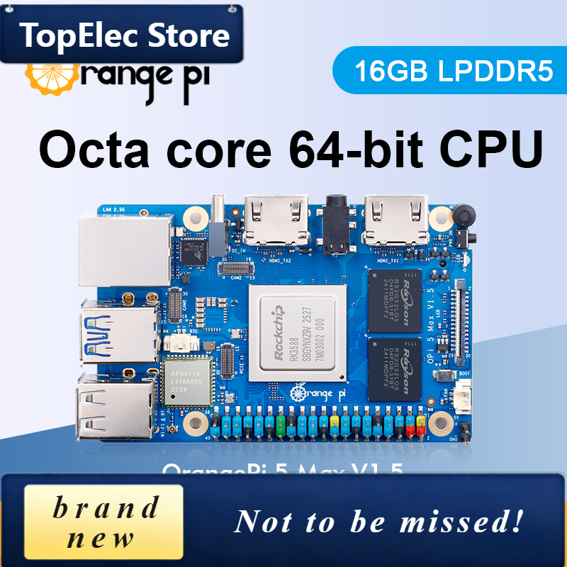 Rk3588 Mini Pc Board - TopElec Orange Pi 5 Max 16